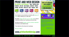 Desktop Screenshot of printandwebdesign.com